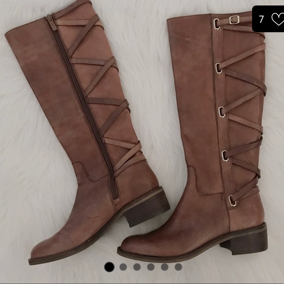 BCBGeneration Leather Riding Boots - Picture 1 of 5